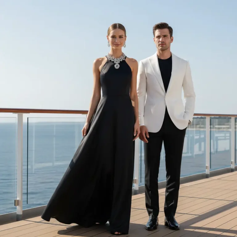 formal night dress for couple