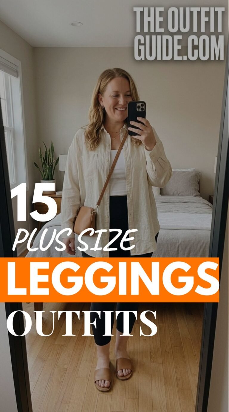 15 Plus Size Leggings Outfits for Curvy Women That Don’t Look Like Loungewear