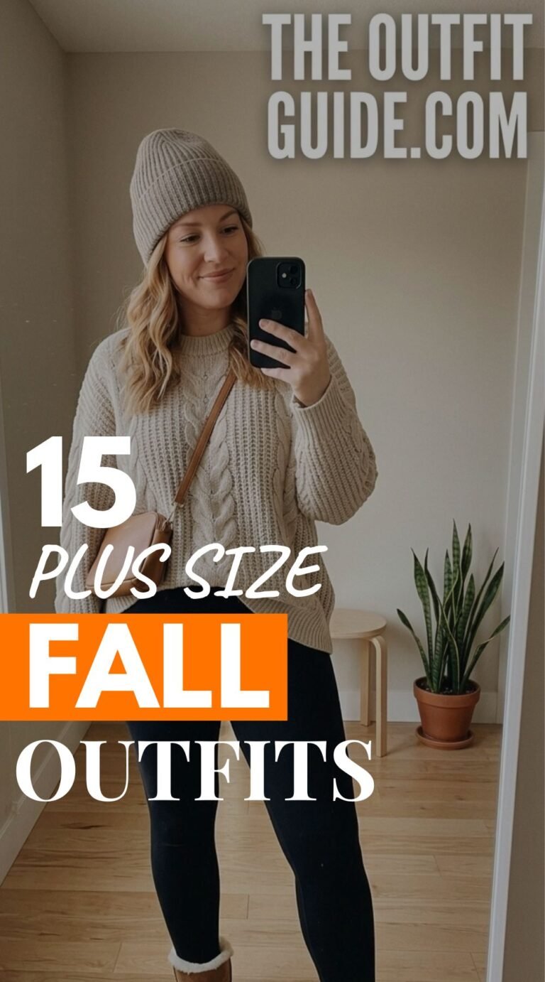 15 Plus Size Cozy Fall Outfits for Soft, Slow, Sweater-Weather Days