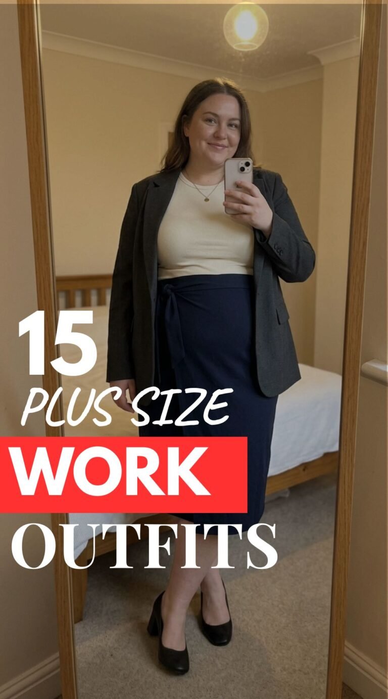 15 Plus Size Work Outfits for Curvy Women That Actually Work Every Day