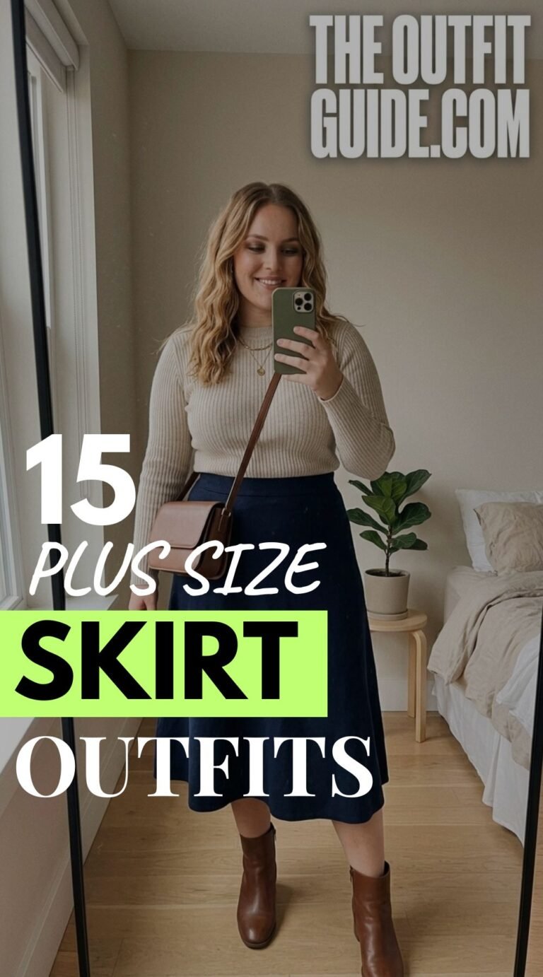 plus size skirt outfits