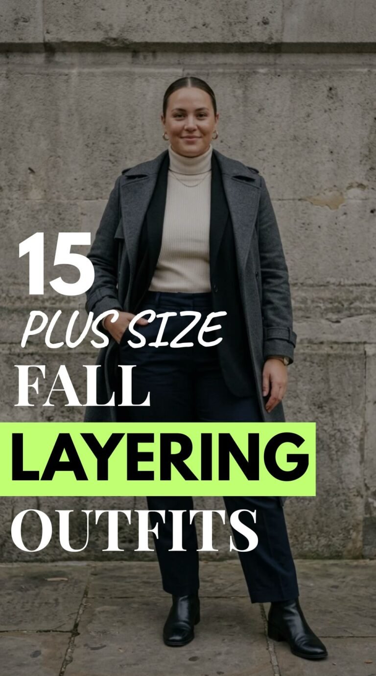 15 Plus Size Fall Layering Outfits That Actually Make Sense